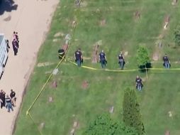 EL tiroteo se dio cuando se realizaba un entierro en Wisconsin. ESPECIAL/CAPTURA DE VIDEO