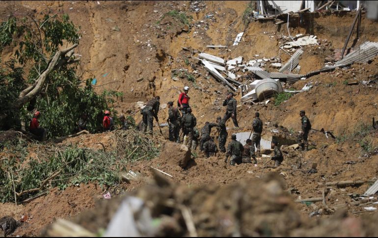 Casi diez mil personas perdieron sus hogares a raíz del fuerte temporal que azotó el estado de Pernambuco, Brasil. AFP/S. Maranhao