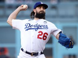 Tony Gonsolin ha concedido dos carreras o menos en sus 10 aperturas y rebajó ayer a 1.59 su efectividad. AFP / K. Mulcahy