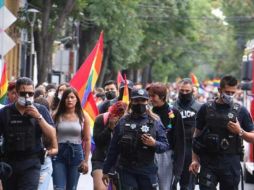 La Policía tapatía destacó que está en coordinación con los organizadores de la marcha Guadalajara Pride 2022. ESPECIAL / Policía de Guadalajara