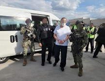 Durante la audiencia, la FGE hará del conocimiento de César Duarte los hechos por los cuales fue detenido. EFE / Fiscalía General de la República