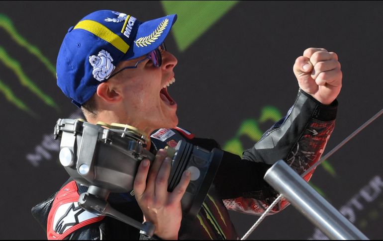 Con los resultados del GP de Catalunya, Quartaro amplía su ventaja respecto a Aleix Espargaró y Enea Bastianini. AFP/Ll. GENE