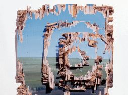 Obra de Davis Birks que forma parte de la muestra 