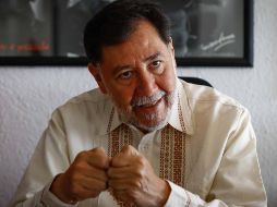 Pese a esta dura crítica, Noroña se ha dado a la tarea de mofarse de los partidos opositores, PRI, PAN, y PRD. SUN / ARCHIVO