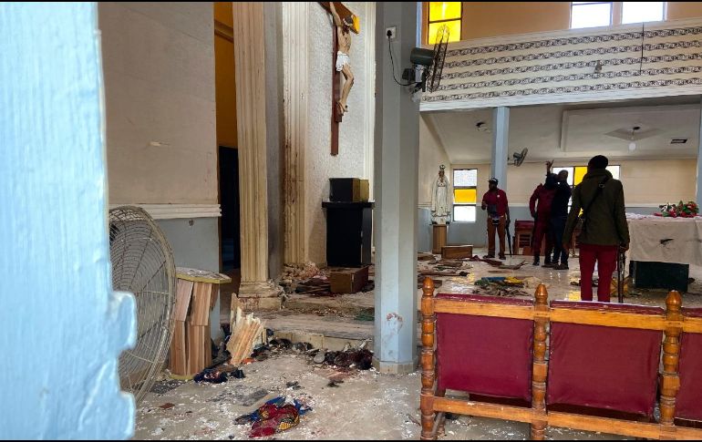 Adultos y niños fueron las víctimas del tiroteo que hubo en una iglesia de Nigeria. AP/R. A Yusuf