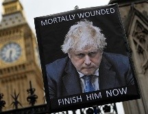 Sólo 148 de los 359 diputados conservadores votaron contra Boris Johnson, que obtuvo 211 apoyos. EFE/A. Rain