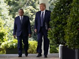 López Obrador indica que tuvo un trato respetuoso con Donald Trump. AP / ARCHIVO