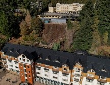 El alud se originó a causa de las lluvias. AFP/F. R. Mejía