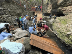 El Gobierno del Estado de Morelos informó que el puente colgante, que se desplomó durante la reapertura del Paseo Ribereño, no se encontraba incluido dentro del proyecto. SUN