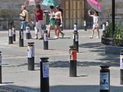 El colectivo Luz de Esperanza ha convocado a una manifestación que se llevará a cabo este miércoles a las 10:00 horas en las inmediaciones del Palacio de Gobierno para exigir que se respete la colocación de las fichas. EL INFORMADOR/A. CAMACHO
