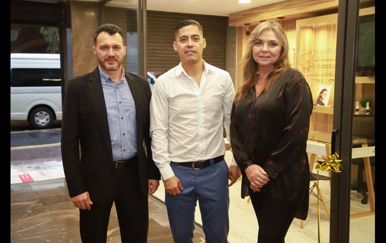 Francisco Rosas, Emanuel Serrano y Dalel Menduet. GENTE BIEN JALISCO/Antonio Martínez