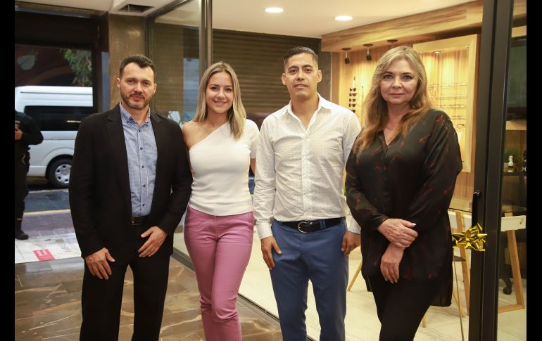 Francisco Rosas, Diana Granados, Emanuel Serrano y Dalel Menduet. GENTE BIEN JALISCO/Antonio Martínez