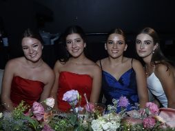 Fernanda López, Fernanda Isaac, Isabel Fernández y Astrid Alcalá. GENTE BIEN JALISCO/Claudio Jimeno