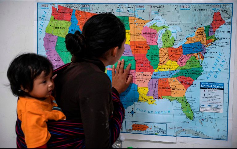 México es un país de tránsito entre Centroamérica y Estados Unidos y por donde actualmente se desplaza una caravana de miles de migrantes en busca de nuevas oportunidades en la potencia norteamericana. AFP / ARCHIVO