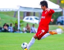 El partido se disputó a cuatro tiempos de 25 minutos cada uno, y en este lapso, Chivas se impuso con goles de Gael Sandoval, José Juan Macías (foto), Ángel Zaldívar y Carlos Cisneros. ESPECIAL / Chivas