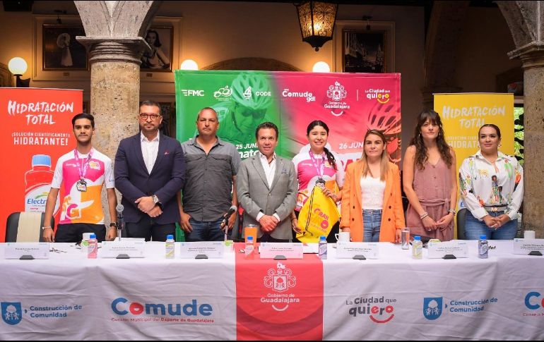 Días previos al Gran Giro Guadalajara 2022, también se realizarán otras pruebas competitivas de ciclismo al interior del estado. Cortesía / Comude GDL