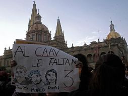 La desaparición de los estudiantes generó diversas protestas en la Metrópoli. EL INFORMADOR/ARCHIVO