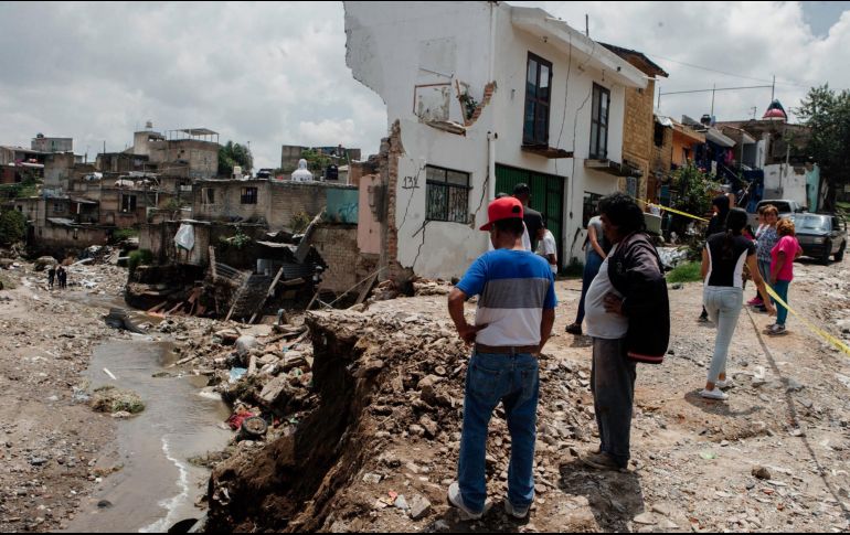 Los asentamientos irregulares ubicados en Arroyo Seco fueron desalojados en medio de protestas de los habitantes. EL INFORMADOR/ARCHIVO
