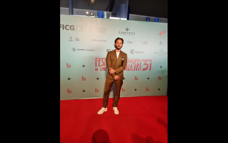 Sebastián Zurita también hizo acto de presencia, recientemente se estrenó su serie 