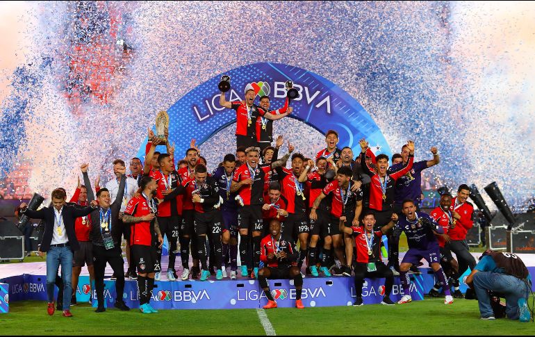 Los rojinegros del Atlas se coronaron campeón del Clausura 2022 tras vencer a los Tuzos del Pachuca, siendo Bicampeones del Futbol Mexicano. INFORMADOR/ ARCHIVO
