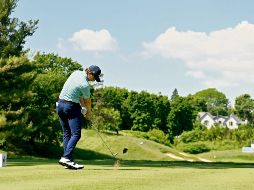 El golfista tapatío, Carlos Ortiz, tuvo una tercer jornada destacada en el Canadian Open del St. George’s Golf & Country Club en Toronto, Canada. AFP/M. Panagiotaki