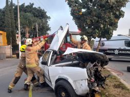 Muere joven prensado tras choque en Camino Viejo a Tesistán