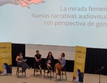 En el foro participaron las cineastas Agustina Chiarino, Sandra Solares y Ana Endara, moderadas por Maria Fernanda Céspedes. EL INFORMADOR / N. Gutiérrez