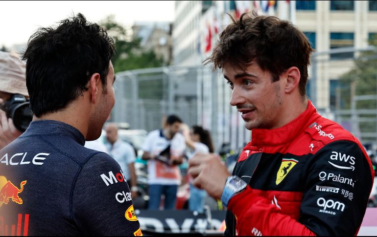 Sergio Pérez se ubica en la segunda posición con 129 unidades, dejando detrás de él al monegasco Charles Leclerc con 116 puntos. AP/H. Mohammed
