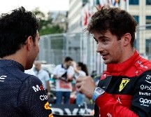 Sergio Pérez se ubica en la segunda posición con 129 unidades, dejando detrás de él al monegasco Charles Leclerc con 116 puntos. AP/H. Mohammed