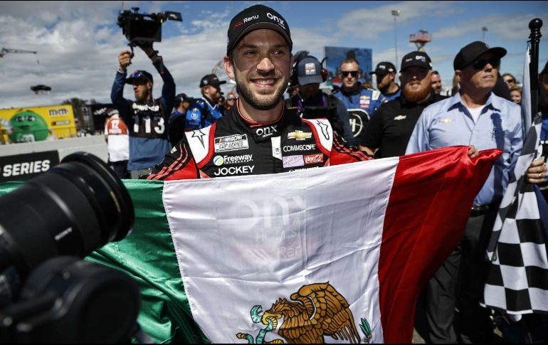 El de Monterrey consiguió la Victoria en el Sonoma Raceway en California. AFP/C. Graythen