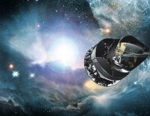 Recreación artística de la nave Planck de la ESA, cuya misión principal es estudiar el fondo cósmico de microondas (CMB por sus siglas en inglés), la radiación reliquia del Big Bang. ESA