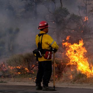 California: Incendio forestal en el bosque nacional de Los Angeles se extiende sin control