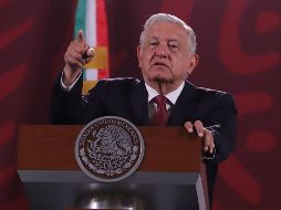 El Presidente mexicano acusó que ningún actor, que ahora critican la construcción del Tren Maya, denunciaron estos hechos. SUN / B. Fregoso