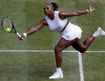 SERENA WILLIAMS. La estadounidense de 40 años, que ganó siete veces el título en la hierba londinense, cayó al puesto mil 208 del mundo. AP / ARCHIVO