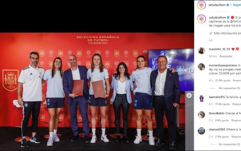 Las condiciones de trabajo también serán igualadas, así como las disposiciones relativas a los viajes, alimentación y alojamiento.  INSTAGRAM / @sefutbolfem