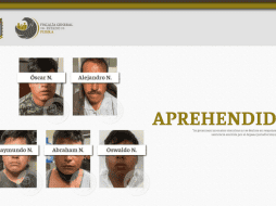 Las detenciones se llevaron a cabo en las primeras horas de este miércoles con personal de la Institución y con la colaboración de elementos de la Policía Estatal y de la Guardia Nacional. TWITTER / @FiscaliaPuebla