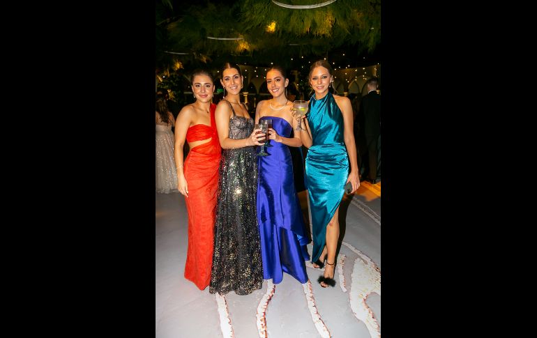 Carola Calderón, Natalia Abaroa, Pía González e Isabella Muñoz. GENTE BIEN JALISCO/Jorge Soltero