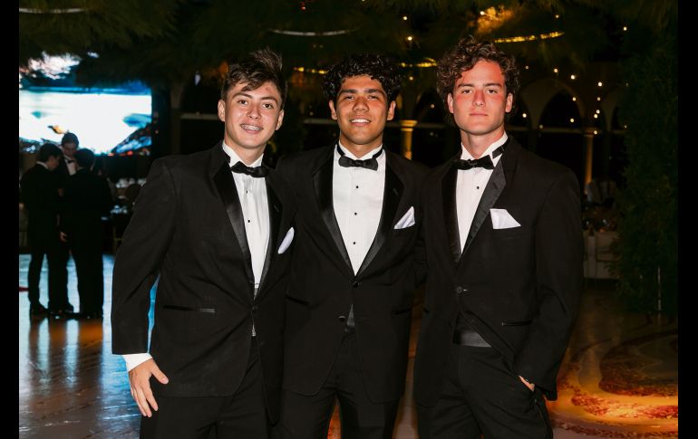 Enrique Ávalos, Ian Solares y Julián Masciarelli. GENTE BIEN JALISCO/Jorge Soltero