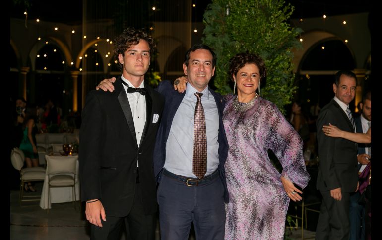 Julián Masciarelli, Pablo Masciarelli y Leticia Vilchis. GENTE BIEN JALISCO/Jorge Soltero