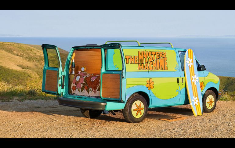 la furgoneta de Shaggy y Scooby estará disponible para reservarse a partir del 16 junio. ARIBNB/Hogwash Studios 2022