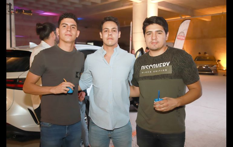 Aldo Armenta, Manuel Pérez y Miguel Ayala. GENTE BIEN JALISCO/Antonio Martínez