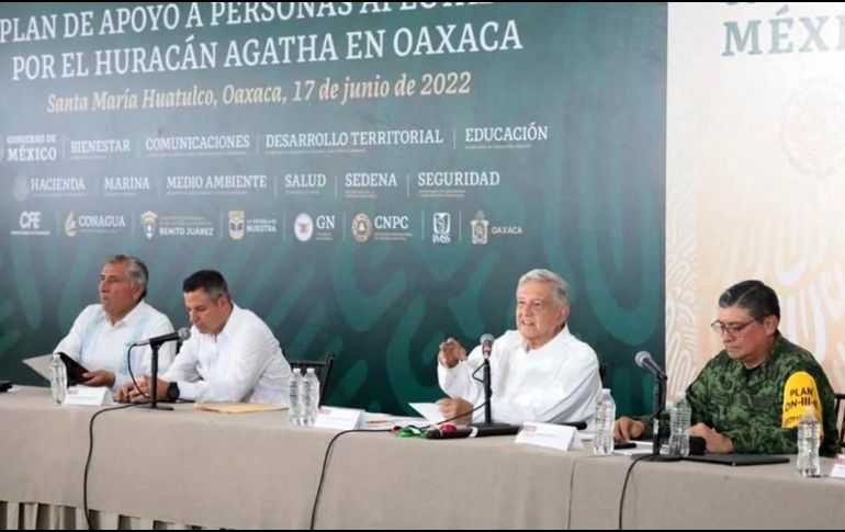 El Presidente Andrés Manuel López Obrador se comprometió a regresar el próximo 17 de septiembre para supervisar el avance del plan de apoyo. SUN/P. Villa y Caña