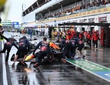Checo ya no pudo recuperar el control del auto. AFP/J. WATSON