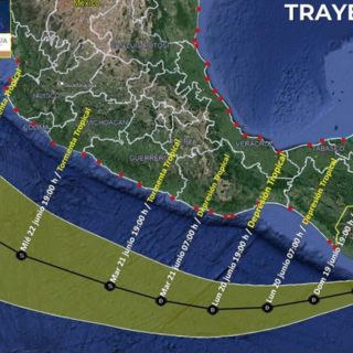 “Celia” y “Blas” se debilitan en Centroamérica y México