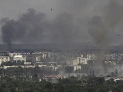 En Severodonetsk hay más de 500 civiles, entre ellos 38 niños, que se refugiaron en una planta química. AFP / A. Messinis
