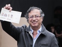 Gustavo Petro, el exrebelde y actual senador, se convirtió hoy en el primer presidente de izquierda en Colombia. XINHUA