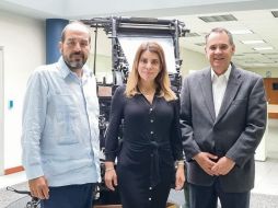 (Izquierda a derecha) César Augusto Michel, Claudia Salas y Jorge Arturo García. EL INFORMADOR/ R. Bobadilla