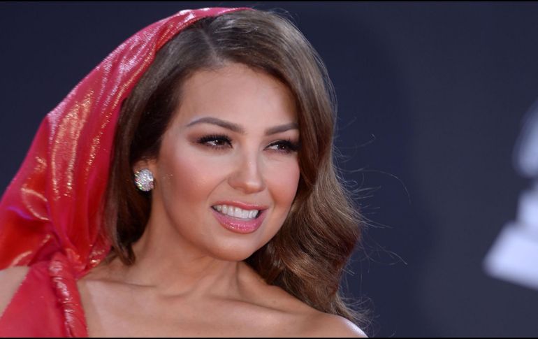A través de Instagram, Thalía mostró el momento que estaba compartiendo con la cantante Kenia Os. AFP / ARCHIVO