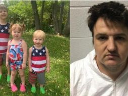 Jason A. Kerels, de 35 años, enfrenta el cargo de asesinato por la muerte de sus tres hijos. TWITTER/Sam Borcia