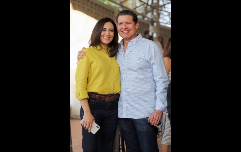 Adriana López y Rubén Arámbula. GENTE BIEN JALISCO/ Claudio Jimeno